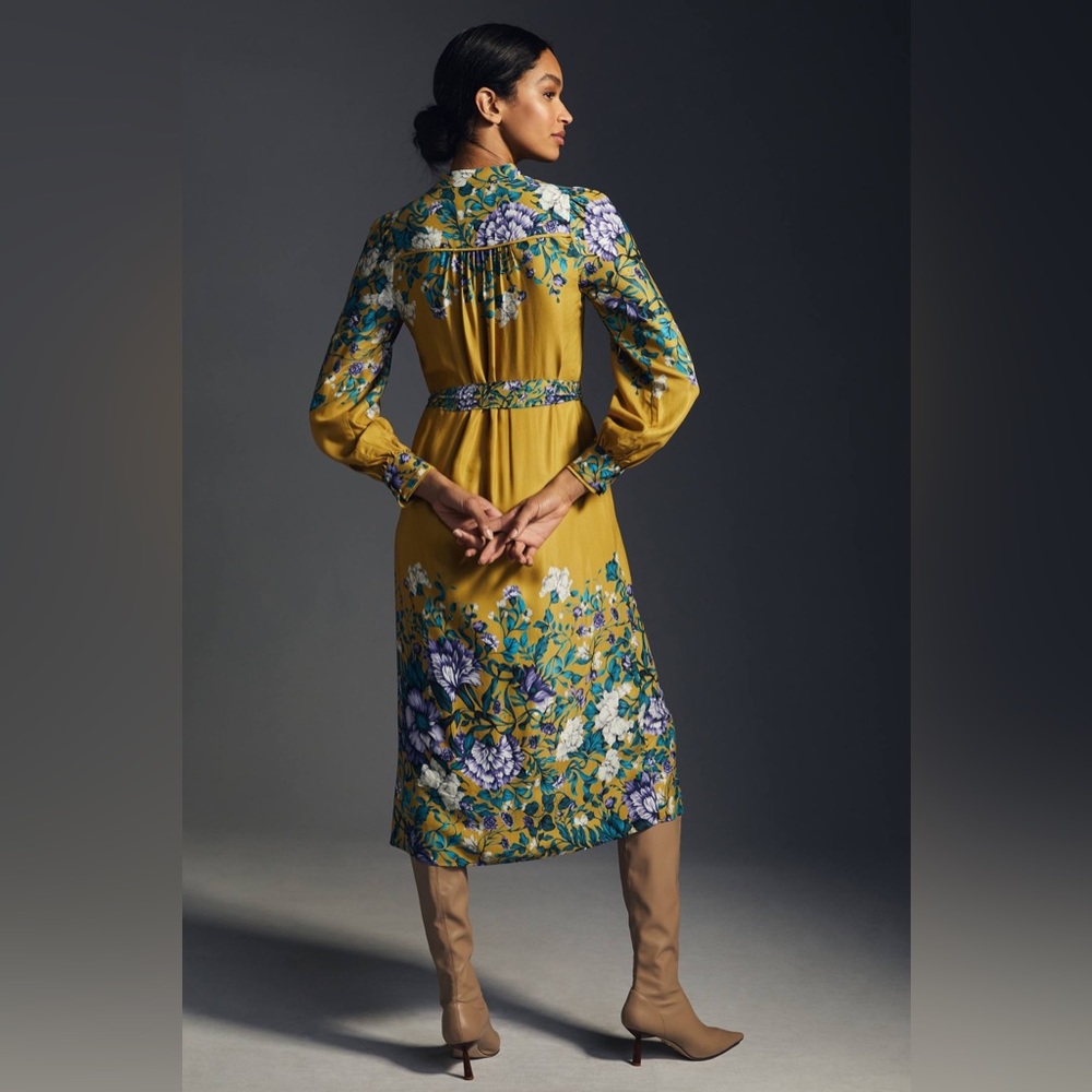 NWT By Anthropologie Midi Shirt Dress